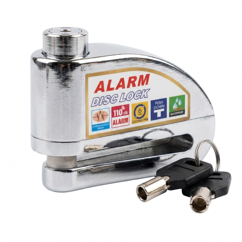 🔒Candado Freno De Disco De Acero Inoxidable Con Alarma Para Moto🚨